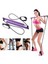 Tekno Trust Direnç Lastiği Squat Seti Pilates Studio Egzersiz Çubuğu Squat Pilates Barı Orta Sert Mor 1