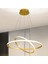 Gold / Fear / 60-40 cm / 3 Renk Işık / Sarkıt Avize / 1