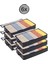 Tekno Trust 6 Parça 6 adet - Antrasit Yatak Altı Baza Hurcu Fermuarlı Saklama Çantası 80 X 20 X 50 Cm Gri Type 3