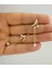 Arescollection Incili Yıldız Inci Sallantılı Zincirli 1 Adet Helix Kıkırdak Lobe Uyumlu Halka Piercing Küpe 2