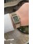 Quartz Çelik Altın/gri Yeşil Kadran 22 mm Kadın Kol Saati 1