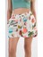 Kadın Çok Renkli Beli Lastikli ve Bağlamalı Cepli Şort HZL24S-YY226 5
