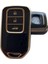 Honda Civic Accord Cr-V Hr-V Uyumlu Smart Anahtar Kılıfı Kumanda Kılıfı Oto Anahtarlık Siyah Gold 1