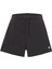 Loop Back Sweatshorts Siyah Kadın Şort 1