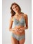 4834 Kadın Bralet Sütyen Külot Takım-Mint 1