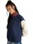 Colorblock Half Zıp Mock Kadın Mavi Sweatshirt 3