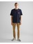 Erkek Lacivert Relaxed Fit Bisiklet Yaka Logolu T-Shirt 2003263.433 3
