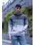 Luan Üç Iplik Pamuklu Parçalı Kapüşonlu Erkek Sweatshirt 1