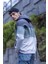 Luan Üç Iplik Pamuklu Parçalı Kapüşonlu Erkek Sweatshirt 5