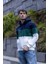 Luan Üç Iplik Pamuklu Parçalı Kapüşonlu Erkek Sweatshirt 2