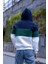 Luan Üç Iplik Pamuklu Parçalı Kapüşonlu Erkek Sweatshirt 5