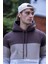 Luan Üç Iplik Pamuklu Parçalı Kapüşonlu Erkek Sweatshirt 4