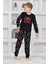 Yeni Sezon Sonbahar/kış Erkek Çocuk Skate 8 Desenli Polar Pijama Takımı 4536 1
