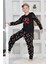 Yeni Sezon Sonbahar/kış Erkek Çocuk Skate 8 Desenli Polar Pijama Takımı 4536 4