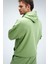 Erkek Timeless Oversize Fıstık Yeşili Hoodie Sweatshirt 3