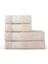 Jakarlı Havlu Set 4 Lü 70*140 cm 2 Adet 50*90 cm 2 Adet Kahverengi 1