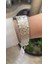 Quartz Çelik Altın/gri Gümüş Kadran 32 mm Kadın Kol Saati 5