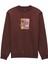 Style Guy Loose Crew Erkek Kahverengi Sweatshirt 1