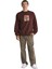 Style Guy Loose Crew Erkek Kahverengi Sweatshirt 4
