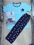 Yıldız Love Desen Penye Kapri Pijama Takımı- Xxl Beden 2