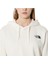 W Trend Crop Hoodie Kadın Beyaz Sweatshirt 2