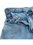 Kız Çocuk %100 Pamuk Baggy Fit Wide Leg Kot PANTOLON-PNT-2046 3