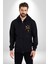 Canlı Afrobeat Füzyon Renkli Siluet Kadın Erkek Siyah Renk Kapüşonlu Kanguru Cepli Fermuarlı Pamuklu Oversize Dijital Baskılı Hırka Sweatshirt 1