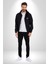 Yağlı Boya Elma Kadın Erkek Siyah Renk Kapüşonlu Kanguru Cepli Fermuarlı Pamuklu Oversize Dijital Baskılı Hırka Sweatshirt 1
