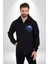 Kuru Kafa Kalkan Koruma Kadın Erkek Siyah Renk Kapüşonlu Kanguru Cepli Fermuarlı Pamuklu Oversize Dijital Baskılı Hırka Sweatshirt 1