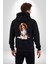 Cavalier King Charles Spaniel Kadın Erkek Siyah Kapüşonlu Fermuarlı Baskılı Hırka Sweatshirt 4