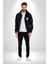 Porselen Çiçek Kalp Kadın Erkek Siyah Renk Kapüşonlu Kanguru Cepli Fermuarlı Pamuklu Oversize Dijital Baskılı Hırka Sweatshirt 4