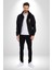 Voofoo Bebeği Doll Doldurulmuş Bebek Kadın Erkek Siyah Renk Kapüşonlu Kanguru Cepli Fermuarlı Pamuklu Oversize Dijital Baskılı Hırka Sweatshirt 4