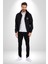 Maske Dövmeli Çiçekli Kız Kadın Erkek Siyah Renk Kapüşonlu Kanguru Cepli Fermuarlı Pamuklu Oversize Dijital Baskılı Hırka Sweatshirt 4