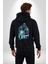 Sub Zero Mortal Kombat Bu Kavga Senin Sonun Olacak Kadın Erkek Siyah Kapüşonlu Fermuarlı Baskılı Hırka Sweatshirt 4