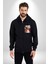 Jimmy Butler Basketbol Kadın Erkek Siyah Kapüşonlu Fermuarlı Baskılı Hırka Sweatshirt 3