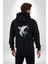 Bull Terier Köpek Havlama Kadın Erkek Siyah Renk Kapüşonlu Kanguru Cepli Fermuarlı Pamuklu Oversize Dijital Baskılı Hırka Sweatshirt 2