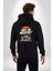 Neden Bu Kadar Negatif Kadın Erkek Siyah Kapüşonlu Fermuarlı Baskılı Hırka Sweatshirt 2