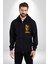 Dahmer Dizi Kadın Erkek Siyah Kapüşonlu Fermuarlı Baskılı Hırka Sweatshirt 1
