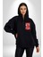Anime Kaede Rukawa Basketbol Karakteri Kadın Erkek Siyah Kapüşonlu Fermuarlı Baskılı Hırka Sweatshirt 1