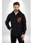 Donovan Mitchell Basketbol Karikatür Kadın Erkek Siyah Kapüşonlu Fermuarlı Baskılı Hırka Sweatshirt 3