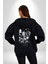 Yeşil Yol Film Kadın Erkek Siyah Kapüşonlu Fermuarlı Baskılı Hırka Sweatshirt 2