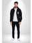 Ramones Rock Kulüp Kadın Erkek Siyah Kapüşonlu Fermuarlı Baskılı Hırka Sweatshirt 5