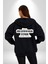 Başıma Güzel Şeylerde Gelsin Istiyorum Mesela Mermi Yazılı Kadın Erkek Siyah Kapüşonlu Fermuarlı Baskılı Hırka Sweatshirt 2