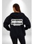 Sen Vursan Dikiş Ben Vursam Toprak Atarlar Yazılı Kadın Erkek Siyah Kapüşonlu Fermuarlı Baskılı Hırka Sweatshirt 4