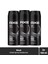 Erkek Sprey Deodorant Black 150 ml X3 1