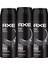 Erkek Sprey Deodorant Black 150 ml X3 2