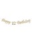 Happy 1/2 Birthday Yarım Yaş Ahşap Yazı Banner 2