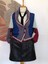 Smart Casual Çizgili Çok Renkli Çift Yönlü Giyilen El Örgüsü Ceket Hırka 1