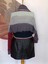 Smart Casual Çizgili Çok Renkli Çift Yönlü Giyilen El Örgüsü Ceket Hırka 3