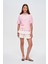 Bisiklet Yaka Basic Pembe T-Shirt 2